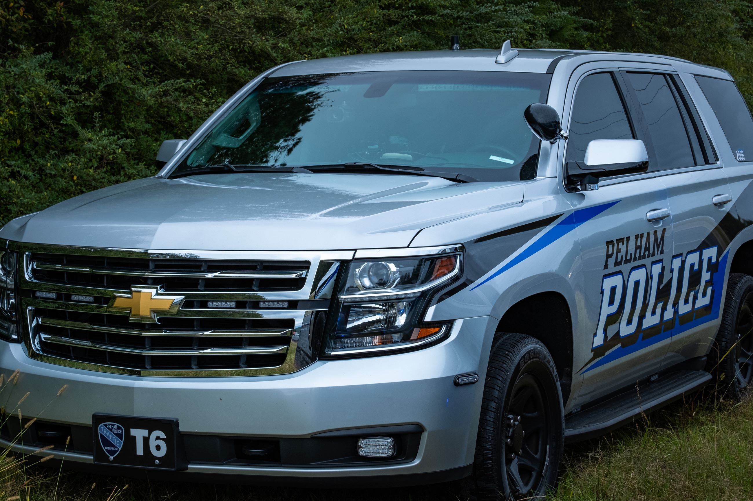 Traffic Unit Officer in patrol vehicle