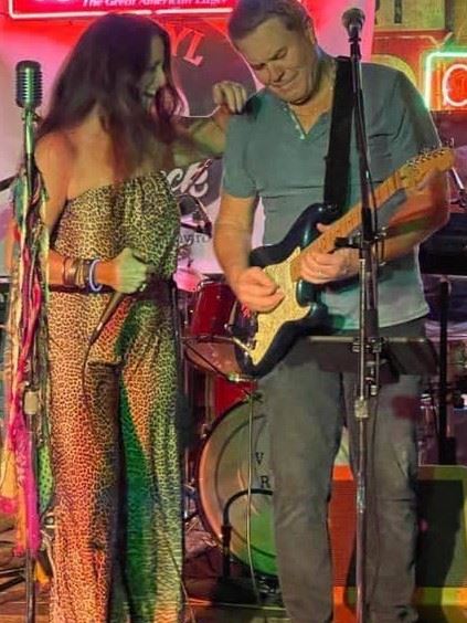 Image shows class rock band Vinyl Rock